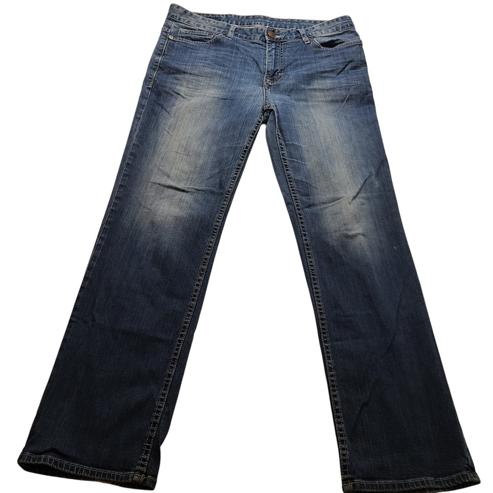 Calvin Klein Jeans Men's Straight Leg Denim Medium Wash Blue Jeans 32X30 On Tag